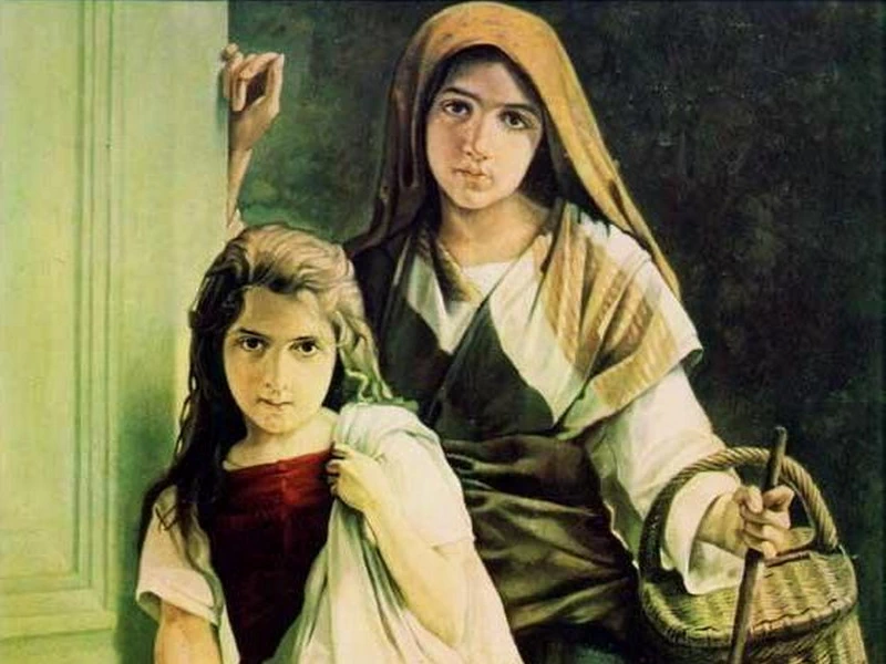 1848-Mohammad Ghaffari - Ragazze mendicanti
